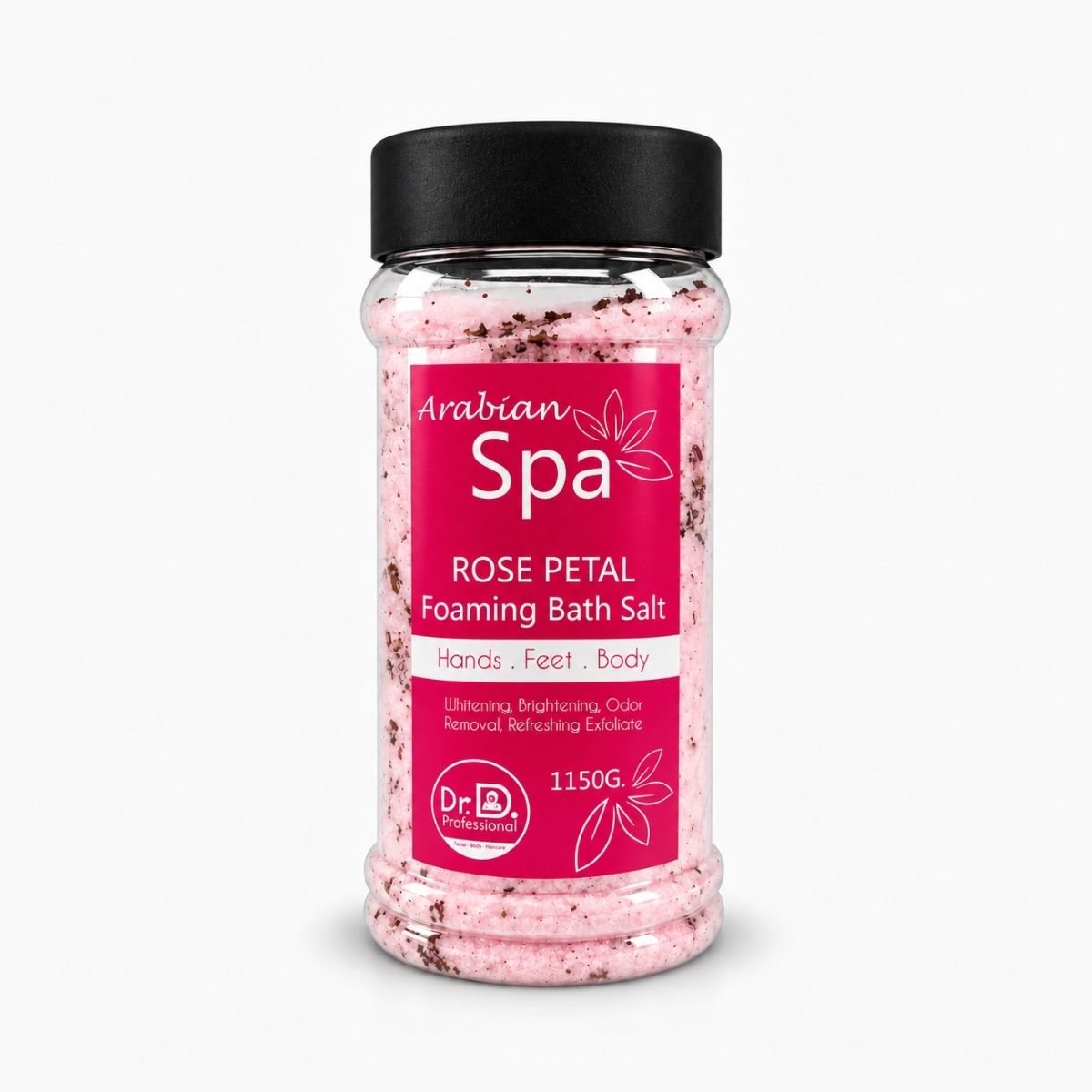 DR.D ARABIAN SPA ROSE PETAL FOAMING BATH SALT