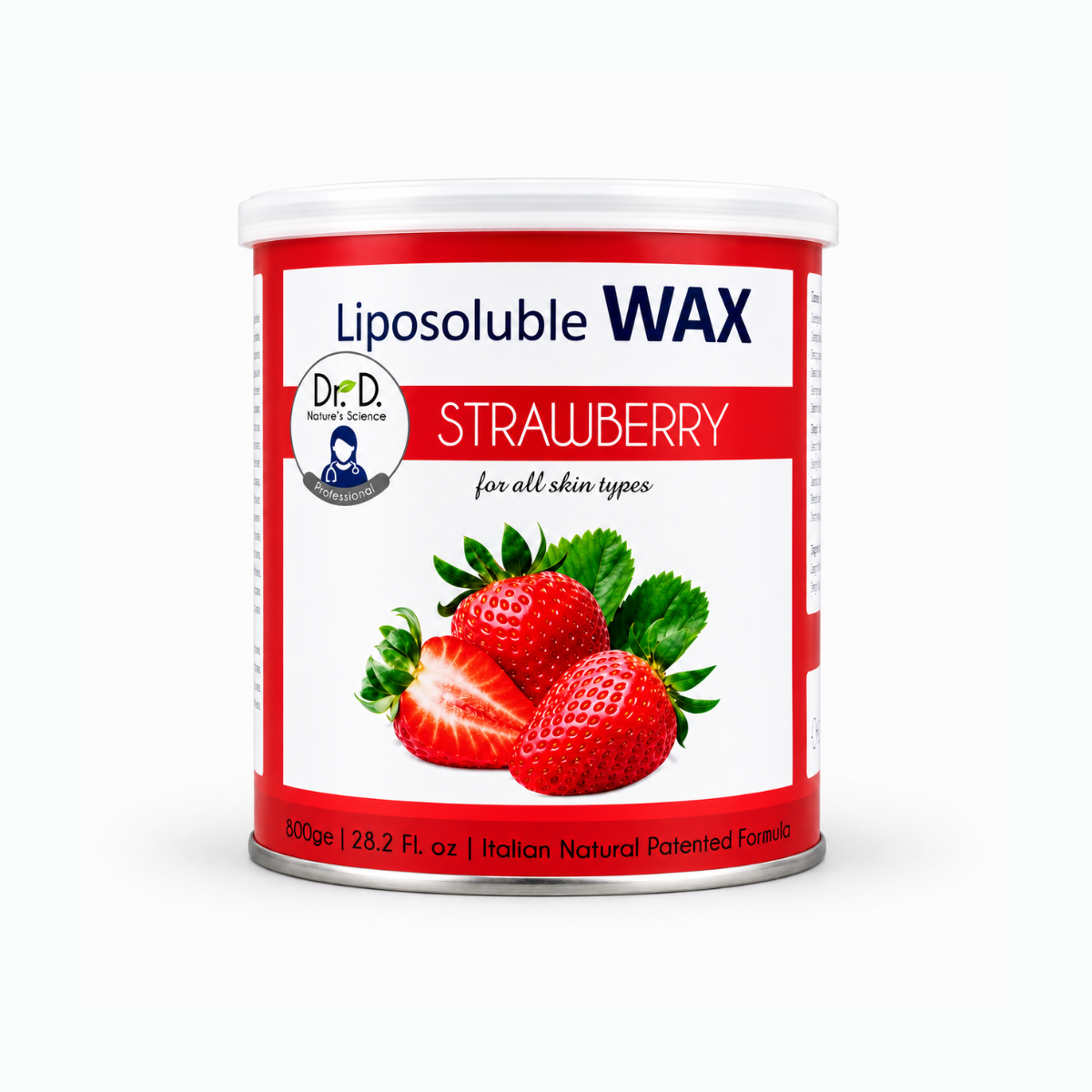 DR. D LIPOSOLUBLE WAX STRAWBERRY 800ML