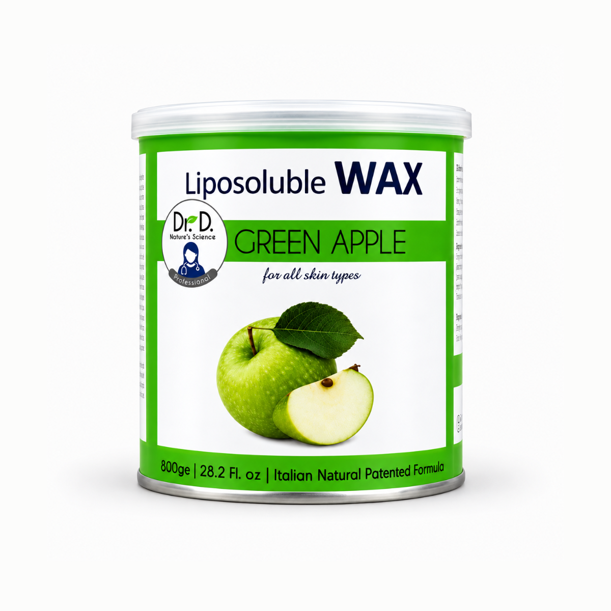 DR. D LIPOSOLUBLE WAX GREEN APPLE 800ML