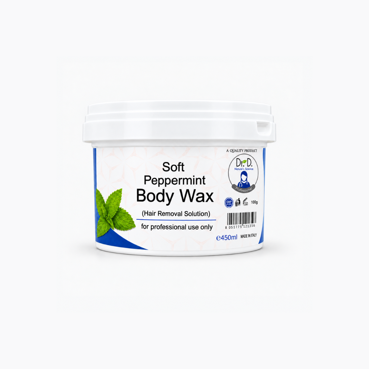 DR D SOFT PEPPERMINT BODY WAX 450G
